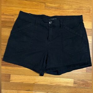 High Waist Black Women's Shorts